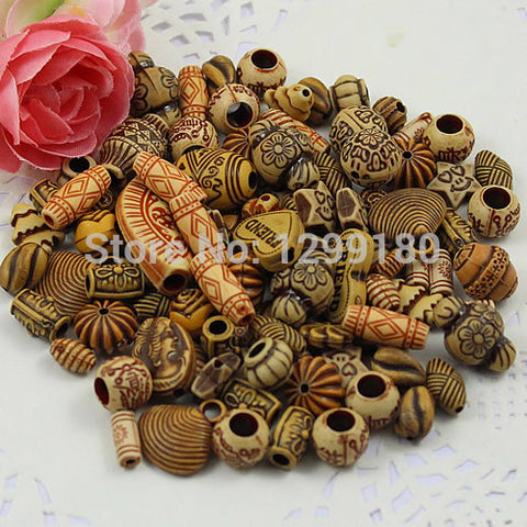 100pcs/lot Mixed color & Mixed style Acrylic Beads for Kids Necklace DIY Jeweley 8-25mm K00590