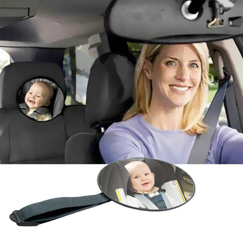 Car Safety Easy View Back Seat Mirror Baby Facing Rear Ward Child Infant Care Square Safety Baby Kids Monitor