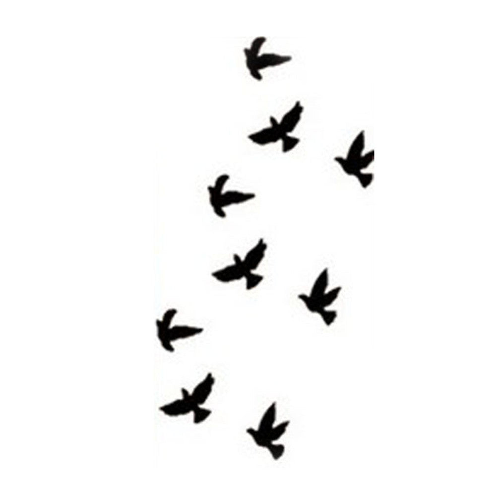 2016 New Design 1pcs The  Bird Flash Tattoo Removable Waterproof Temporary Tattoo Stickers Temporary Body Art Painting-HC-73