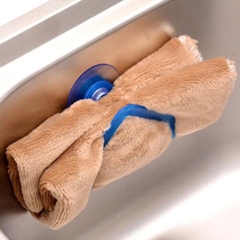 2015 New Kitchen Tools Gadget Decor Convenient Sponge Holder Suction Cup Sink  1VA9 Christmas  Gift  6LHX