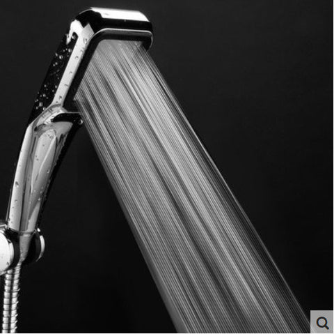 300 hole Pressurized Water Saving Shower Head ABS With Chrome Plated Bathroom Hand Shower Water Booster Showerhead