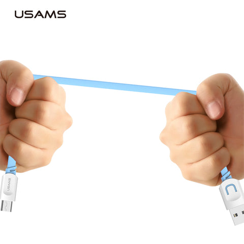 USAMS Micro Usb cable original data cable 1m Mobile Phone Accessories microusb Cables for samsung xiaomi Mobile Phone Cables