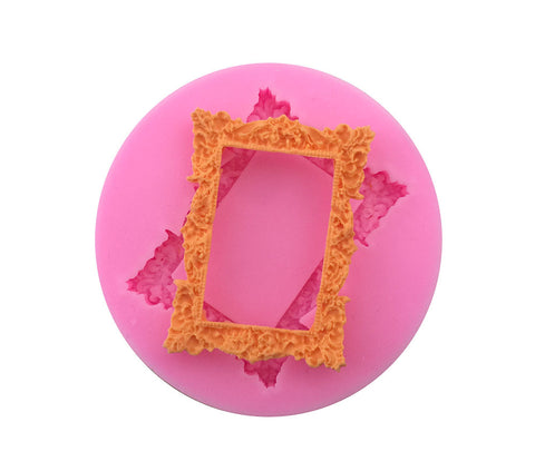 1PCS Frame Silicone Cake Molds, Food Grade Silicone,Chocolate, Cookie , Jelly Mold, Bakeware Decorate E180