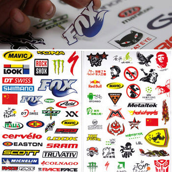 Hot Outdoor Bicycle Cycling Sticker Mountain Bike Skateboard Decal Bicycle Sticker