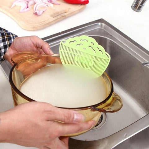Rice Wash Sieve Beans Peas strainer Cleaning colander Gadget Rice Washing Device kitchen accessories cooking tools
