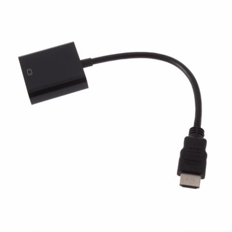 HDMI Male to VGA RGB Female HDMI to VGA Video Converter adapter HDMI Cable 1080P HDTV Monitor for PC