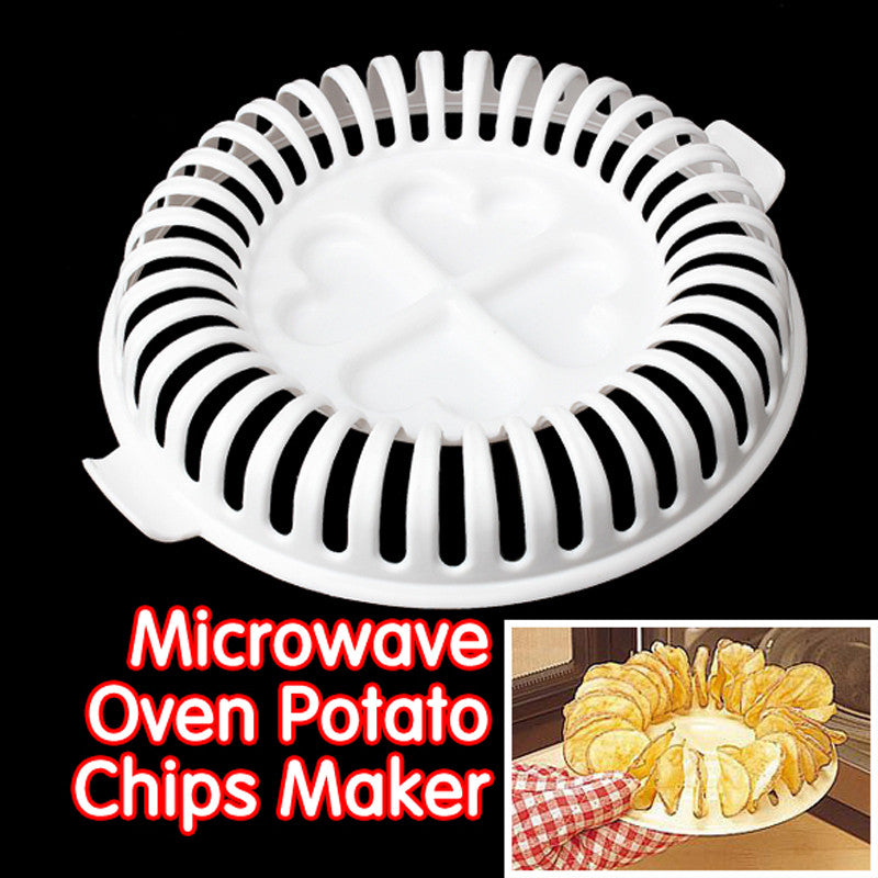 Portable Kitchen Gadgets Cooking Cook Healthy Microwave DIY Potato Chips Maker Home utensilios de cocina Kitchen Tools