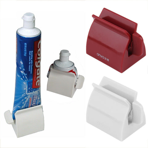 New Arrival Bathroom Set Accessories Rolling Tube Tooth Paste Squeezer Toothpaste Dispenser + Tooth Brush Toothbrush Holder