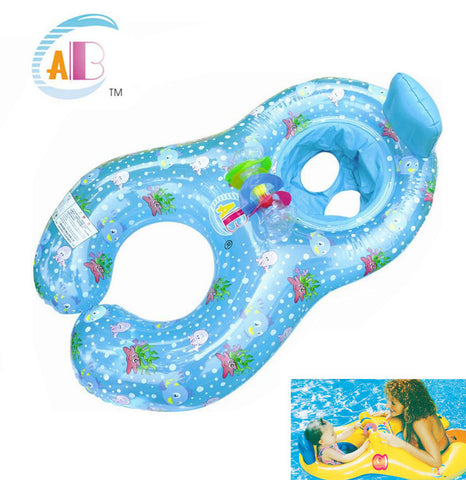 Baby Seat Float Ring Newborn Swim Trainer Mother And Child Swimming Circle Play Swim Rings Inflatable Flamingo Baby Pool Float