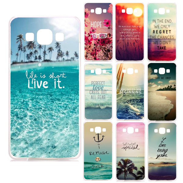 Beautiful Ocean Scenery Hard Cover Case For Samsung Galaxy A3 A5 A7 J1 J3 J5 J7 2016 2017 A310 A510 A710 J120 J510 J710 Case