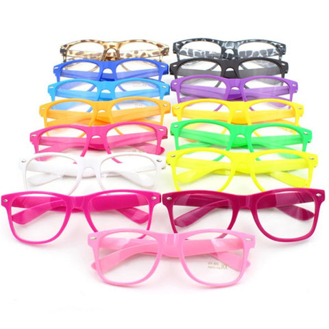 Eyewear Frames Clear Lens Glasses Square Frame Unisex Men's Women's Nerd Trendy New Y9