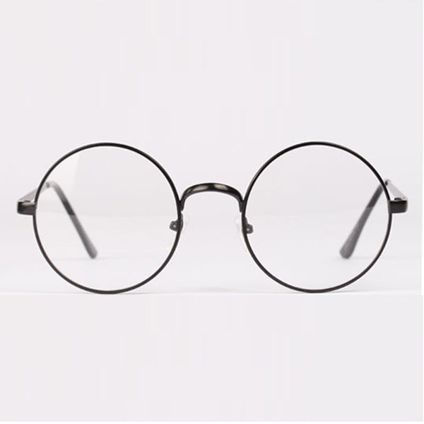 Fashion Retro Round Circle Metal Frame Eyeglasses Clear Lens Eye Glasses Unisex