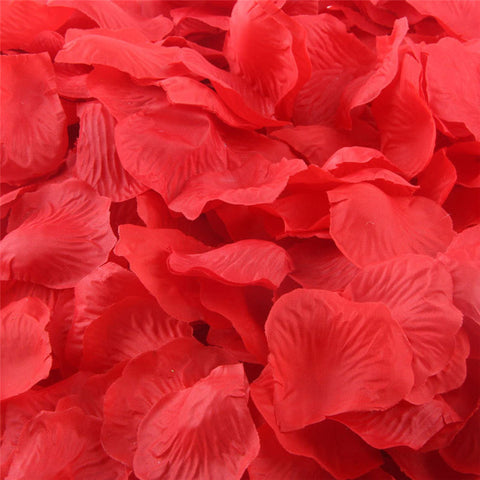 Zero 200pcs Silk Rose Petals Artificial Flower Wedding Favor Bridal Shower Aisle Vase Decor Confetti