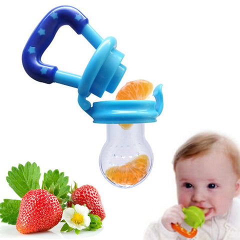 Portable Baby Infant Food Nipple Feeder Silicone Pacifier Fruits Feeding Supplies Soother Nipples Soft Feeding Tool