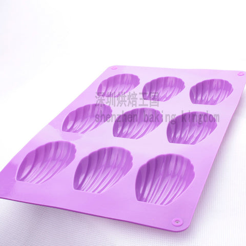 DIY Shell Shaped Silicone Cake Mold /Silicone Chocolate/Madeleine mold /Kids Christmas bakeware