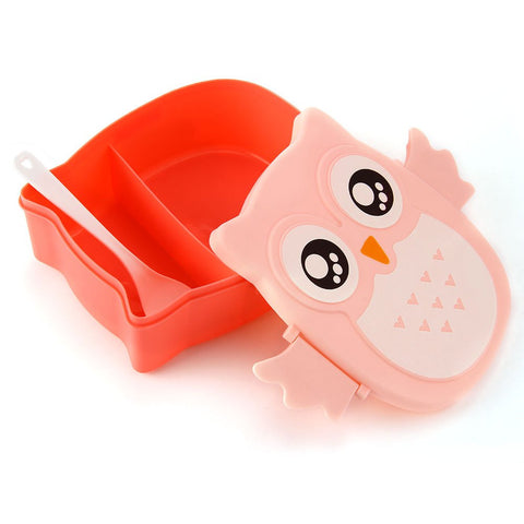 Microwave Bento Box Cartoon Owl Lunch Box Food Container Storage Japan Meal Boxes Tableware Easy-Open Microwave Oven For Kids