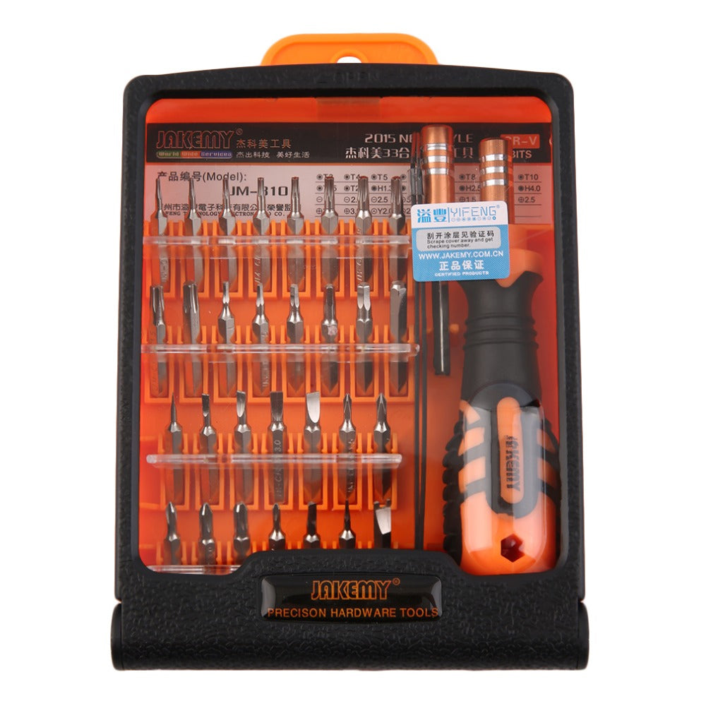 JAKEMY 32 in1 Multifunctional Precision Screwdriver Set For iPhone Laptop Mini Electronic Screwdriver Bits Repair Tools Kit Set