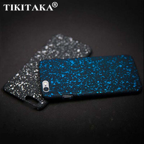 Wholesale New Style 3D Cover Three-dimensional Stars Ultra thin Frosted Starry Sky Phone Case for iPhone 5s SE 6 6s 7 Plus Shell