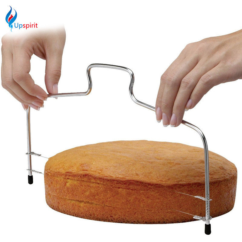Adjustable Stainless Steel Wire Bread Cake Cutter Cake Slicers Bakeware Level Leveler Slices Cake Knife Kitchen Accessories Tool