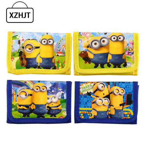 Fashion Cartoon Coin Purse Children Zip Change Purse Wallet Movie Minions Despicable Me Kids Girl Women Pouch Bolsa