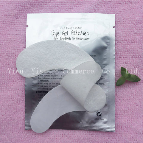 50 Pairs Under Eye Pads Stickers Patches Eyelash Extension Disposable Eye Lash Paper Patches Application Make Up Tools