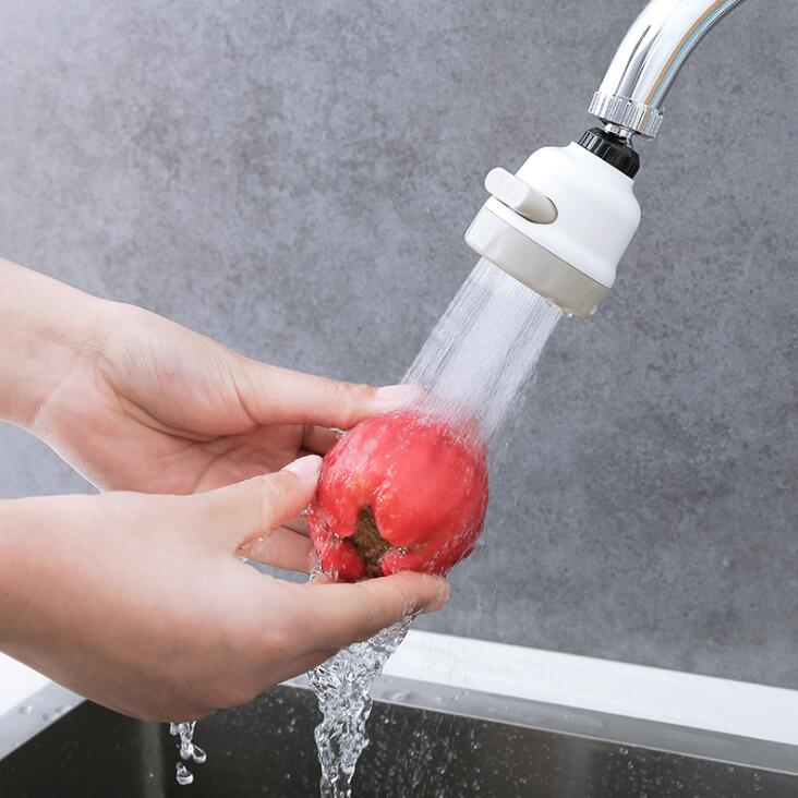 Moveable Kitchen Tap Head Universal 360 Degree Rotatable Faucet Water Saving Filter Sprayer Three-Mode